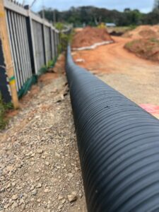 Black HDPE pipe